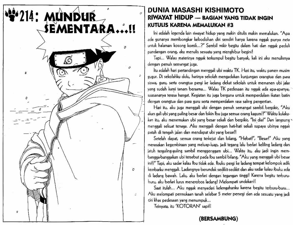 Naruto Chapter 214 - halaman 1