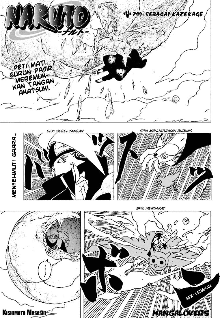 Naruto Chapter 249 - halaman 1