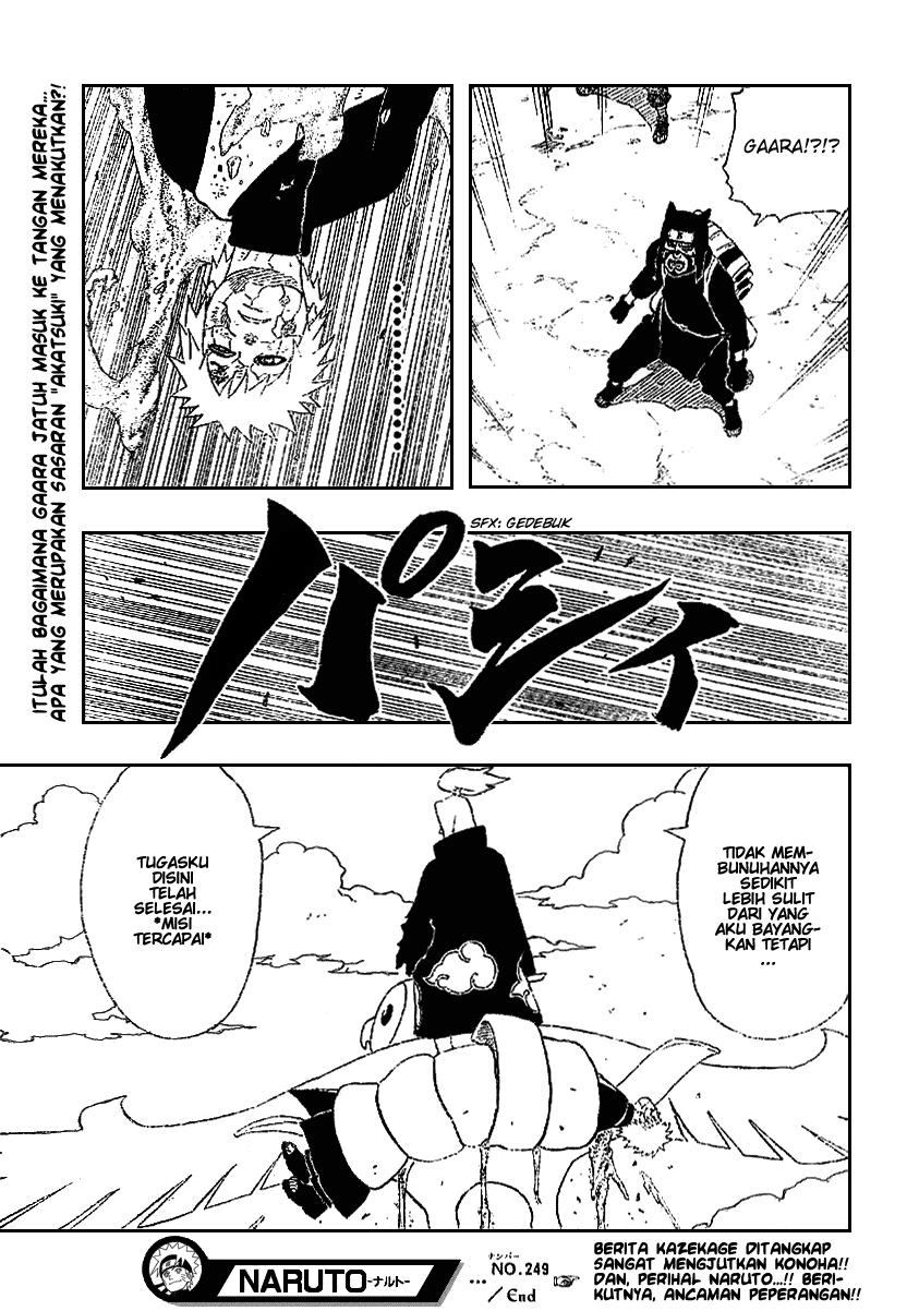 Naruto Chapter 249 - halaman 18