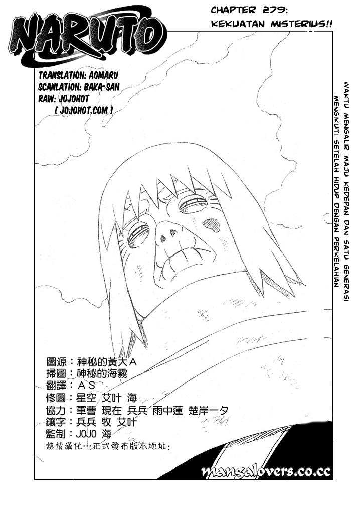 Naruto Chapter 279 - halaman 1