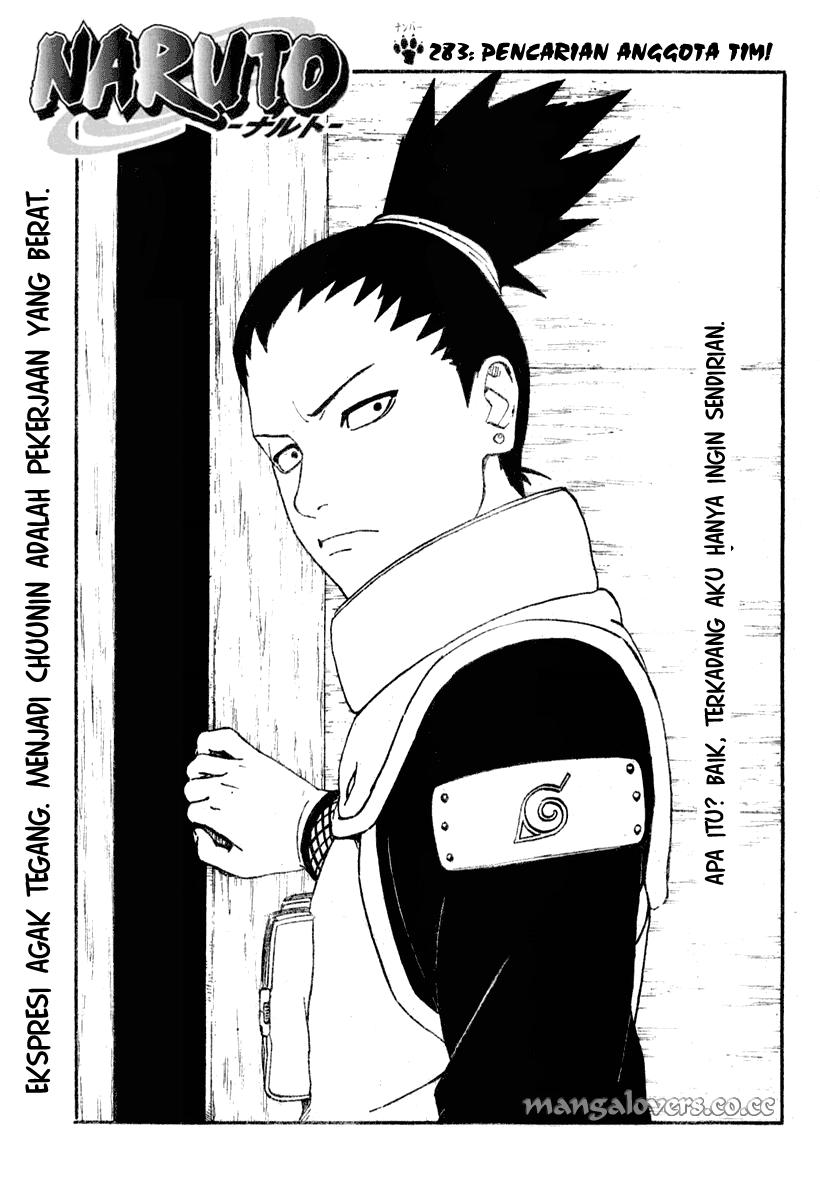 Naruto Chapter 283 - halaman 1