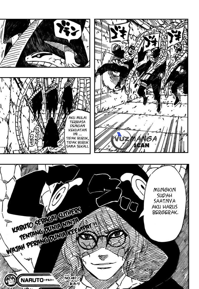 Naruto Chapter 487 - halaman 17