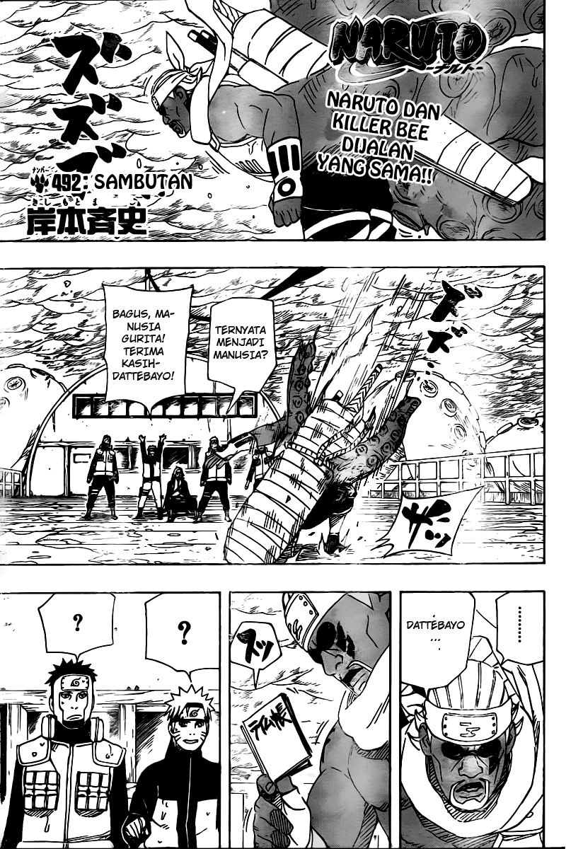 Naruto Chapter 492 - halaman 1