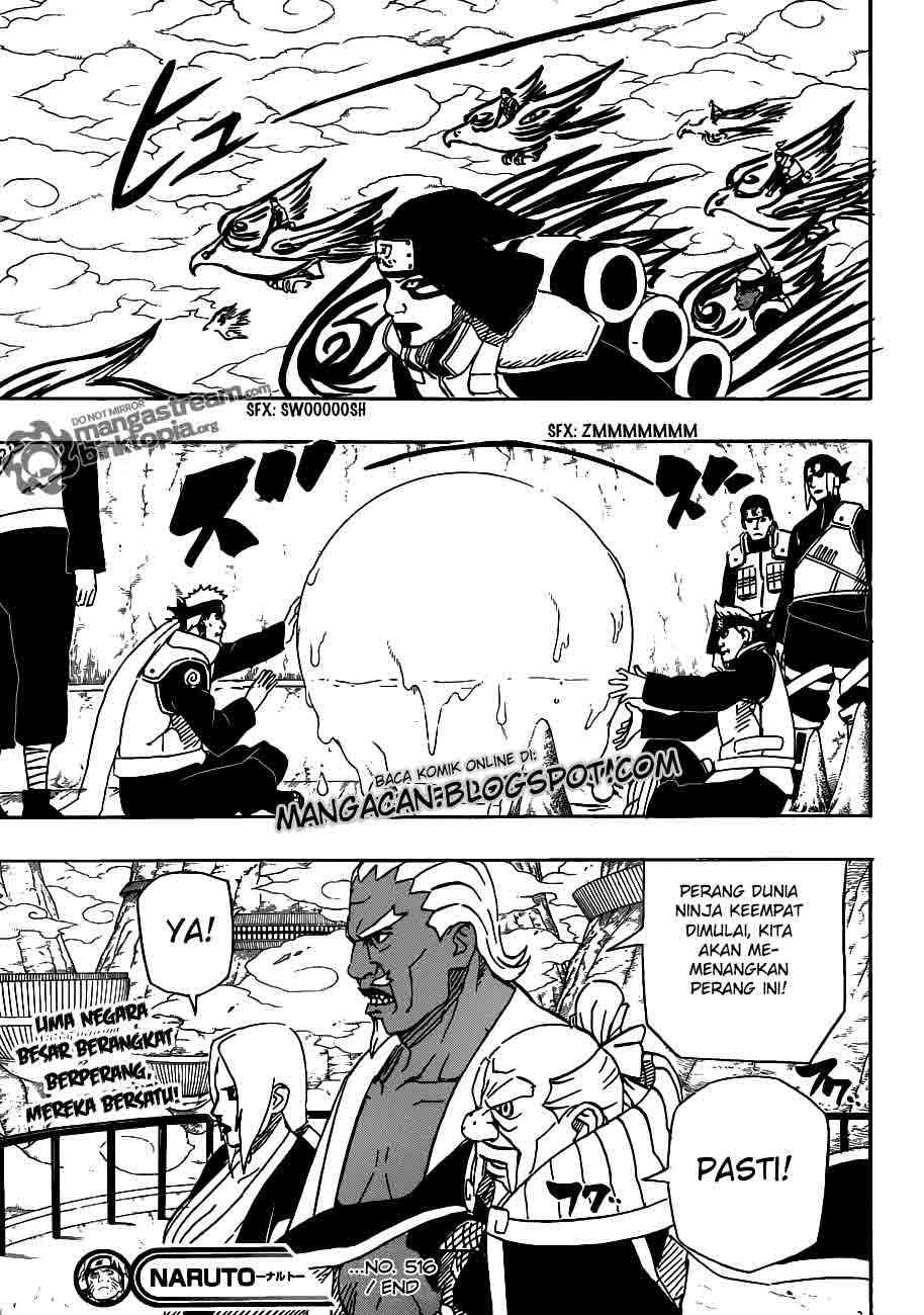Naruto Chapter 516 - halaman 17