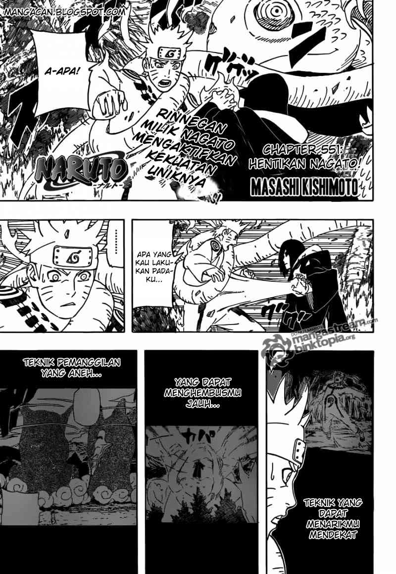 Naruto Chapter 551 - halaman 1