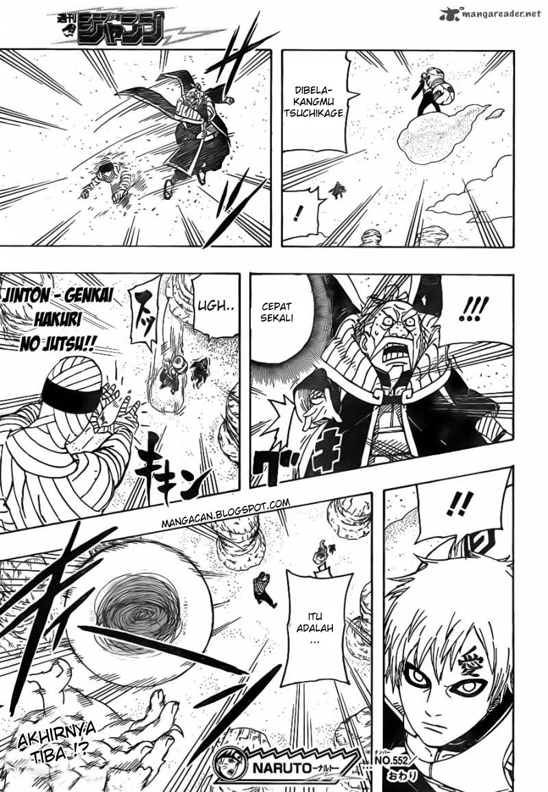 Naruto Chapter 552 - halaman 17