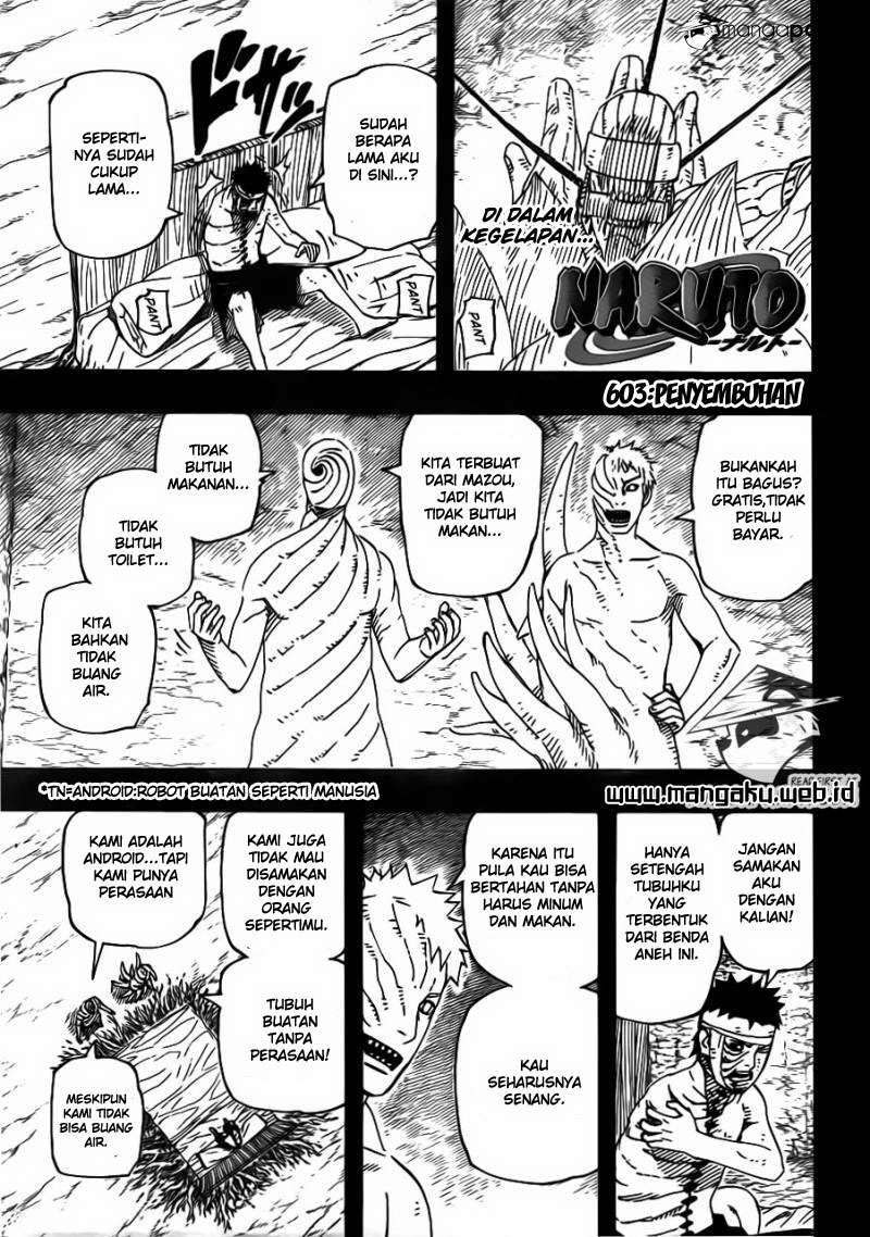 Naruto Chapter 603 - halaman 2