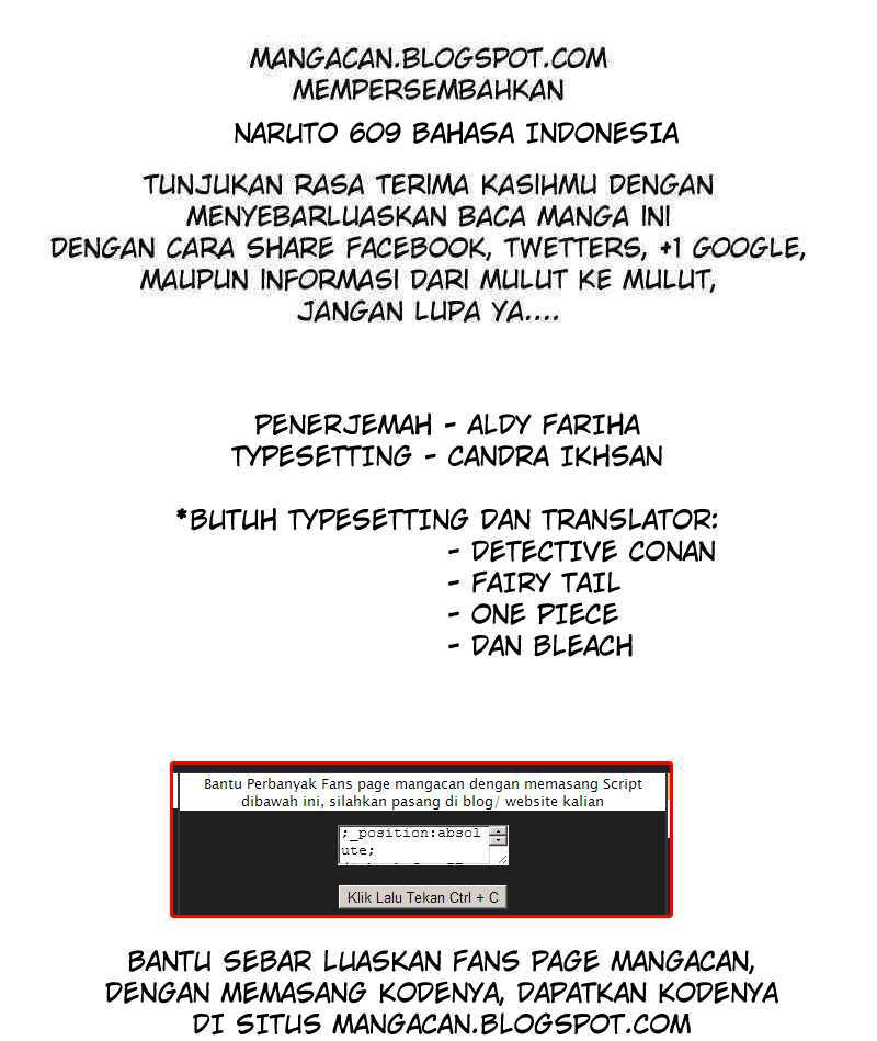 Naruto Chapter 609 - halaman 1