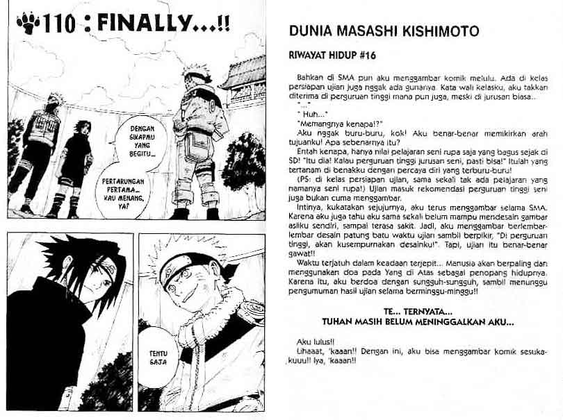 Naruto Chapter 110 - halaman 1