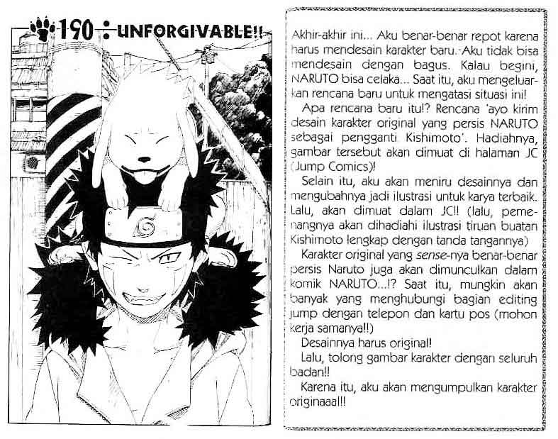 Naruto Chapter 190 - halaman 1