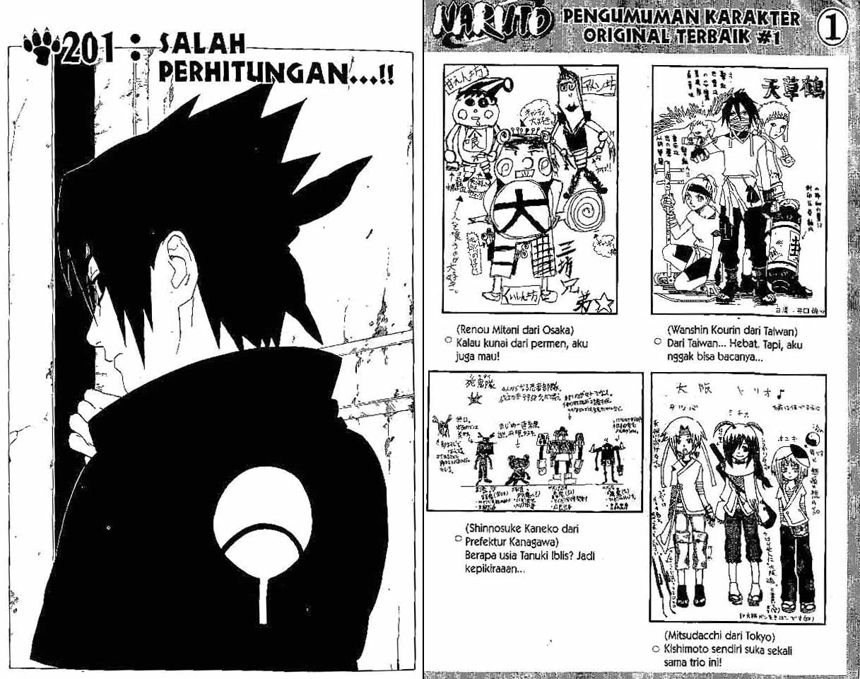 Naruto Chapter 201 - halaman 1