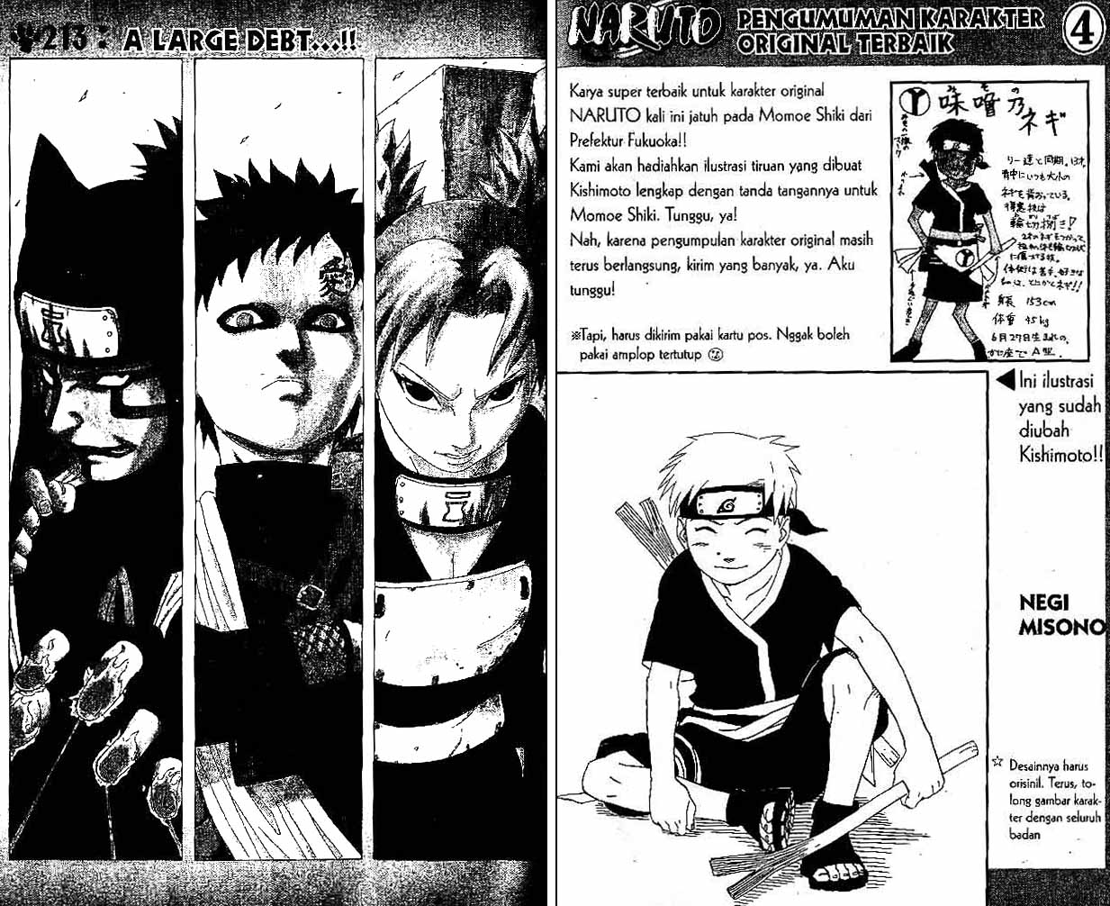 Naruto Chapter 213 - halaman 1