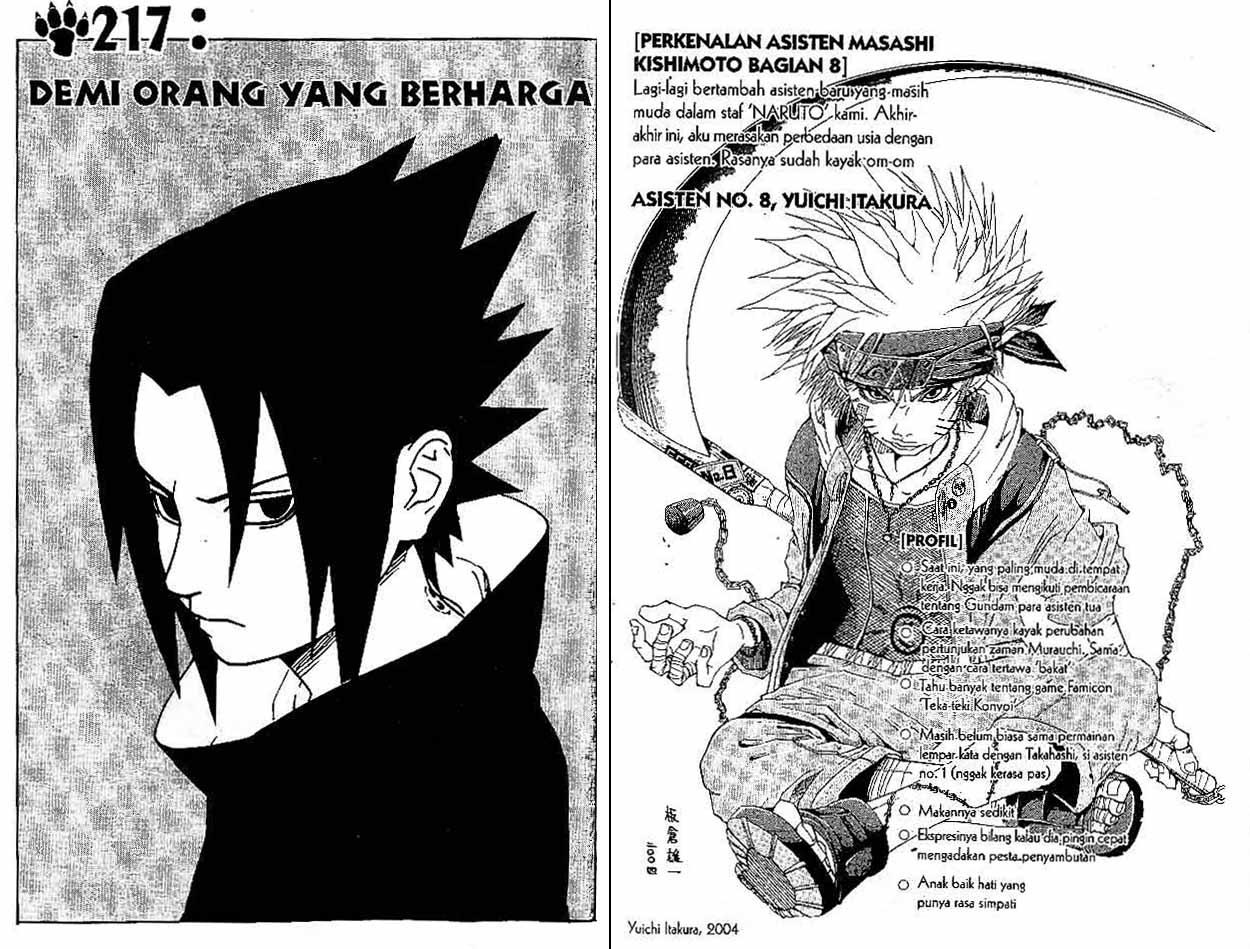 Naruto Chapter 217 - halaman 1