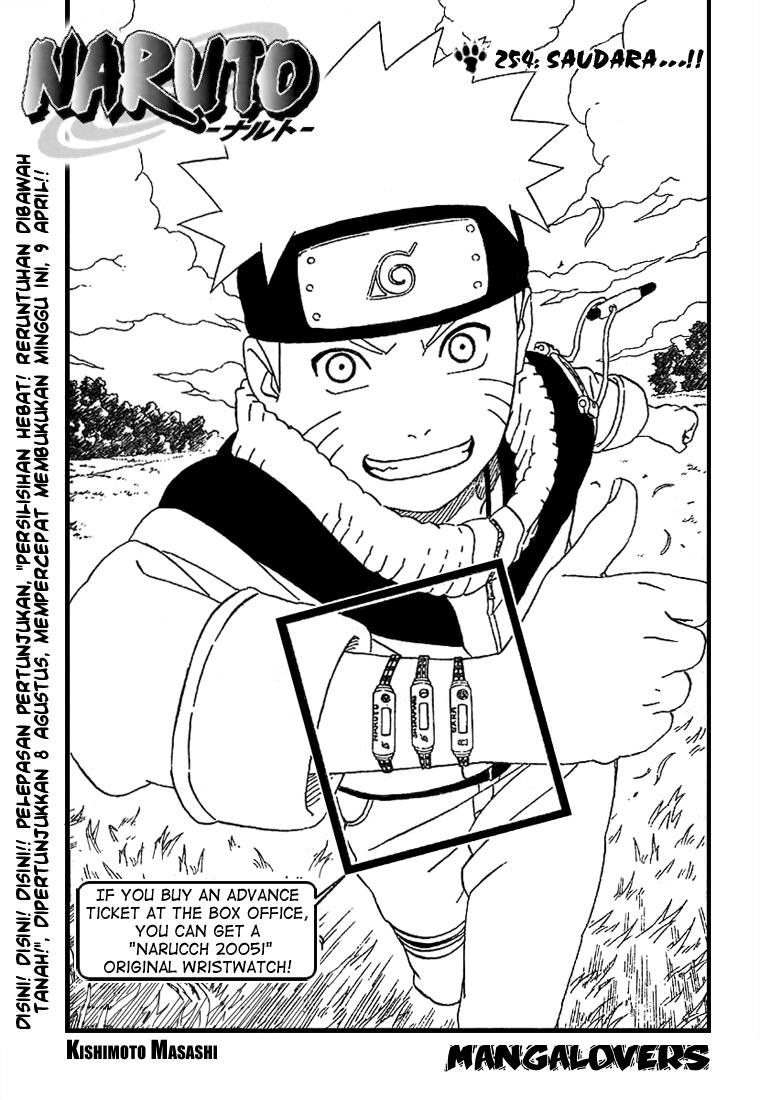 Naruto Chapter 254 - halaman 1