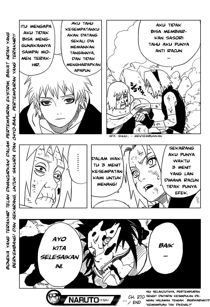 Naruto Chapter 270 - halaman 18