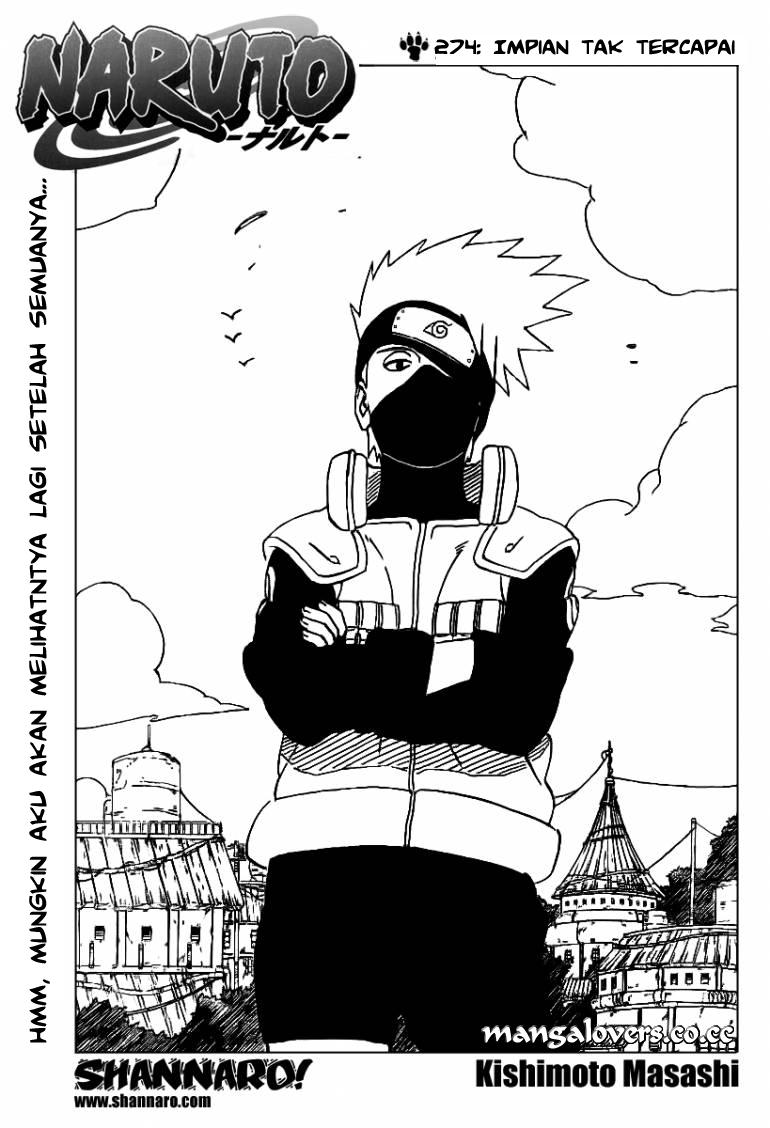 Naruto Chapter 274 - halaman 1