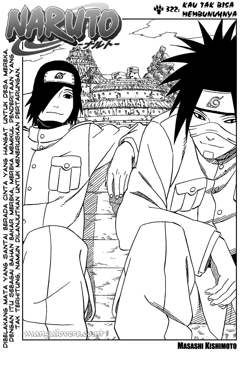 Naruto Chapter 322 - halaman 1