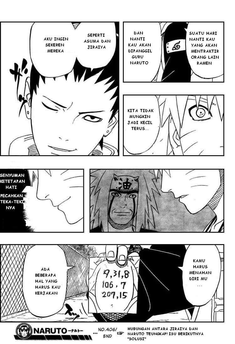 Naruto Chapter 406 - halaman 18