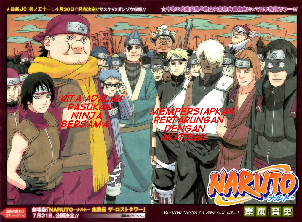 Naruto Chapter 489 - halaman 3