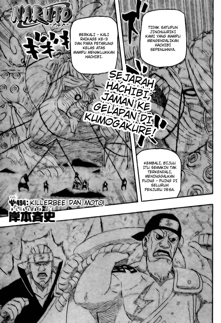 Naruto Chapter 494 - halaman 1