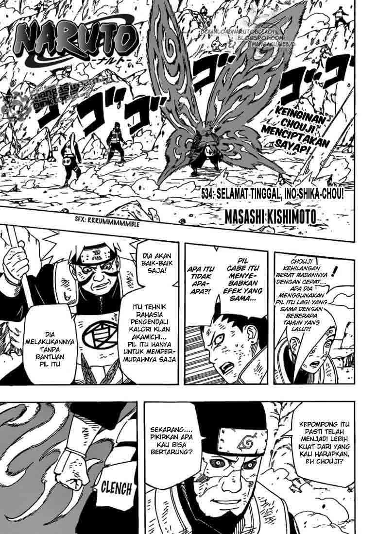 Naruto Chapter 534 - halaman 1