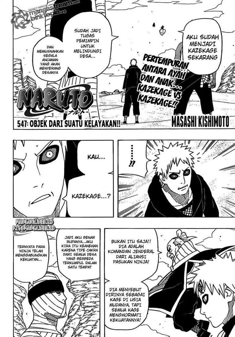 Naruto Chapter 547 - halaman 3
