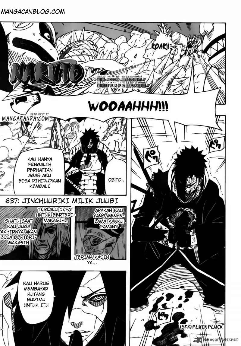 Naruto Chapter 637 - halaman 1