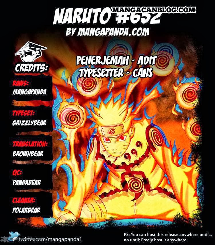 Naruto Chapter 652 - halaman 1