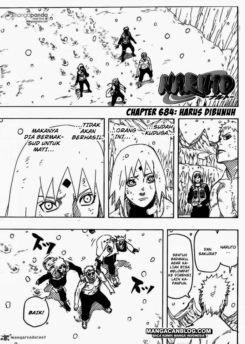 Naruto Chapter 684 - halaman 3