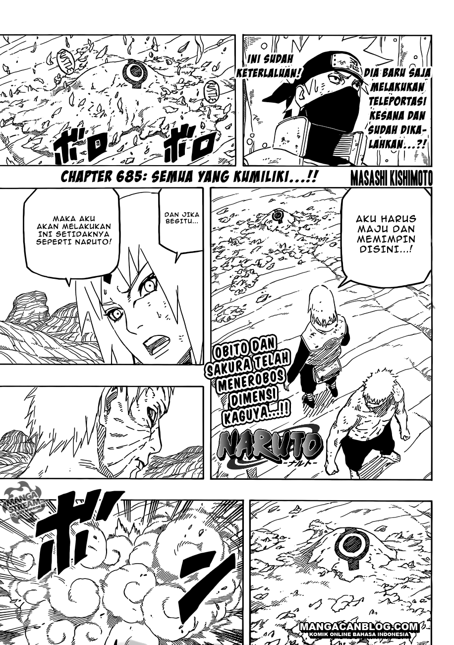 Naruto Chapter 685 - halaman 1