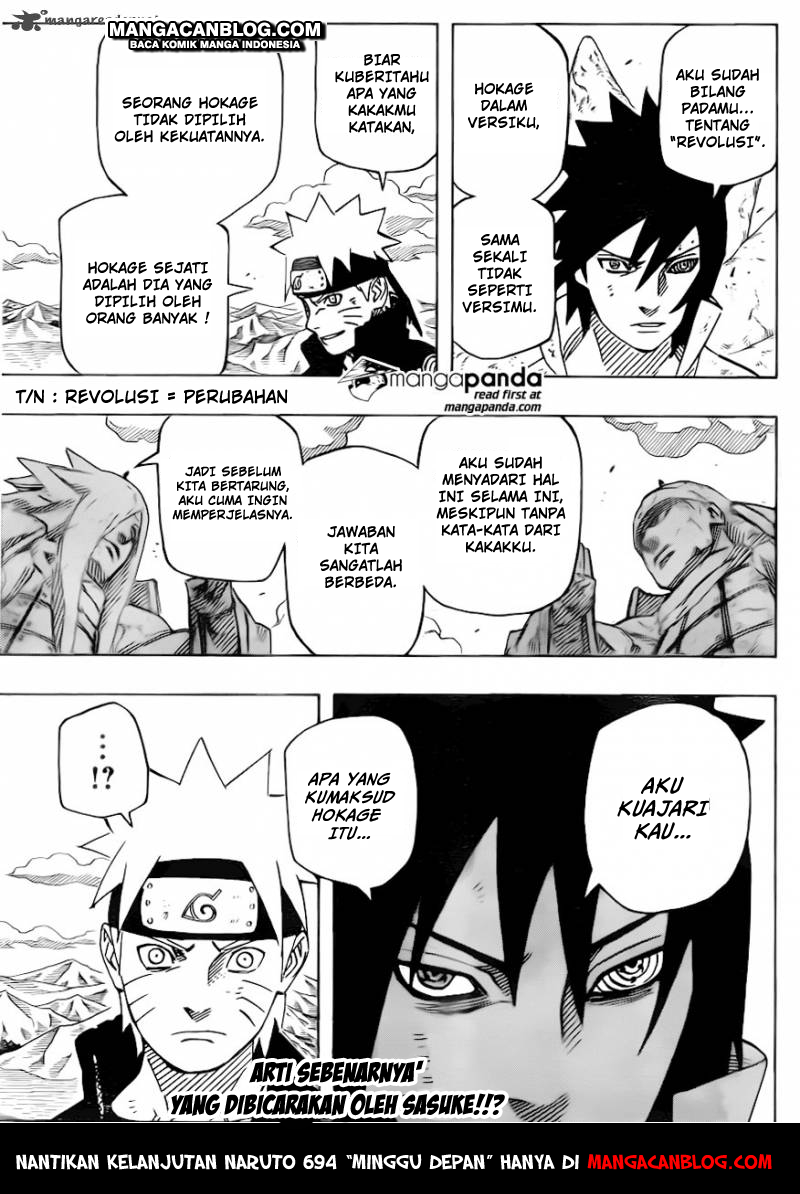 Naruto Chapter 693 - halaman 17
