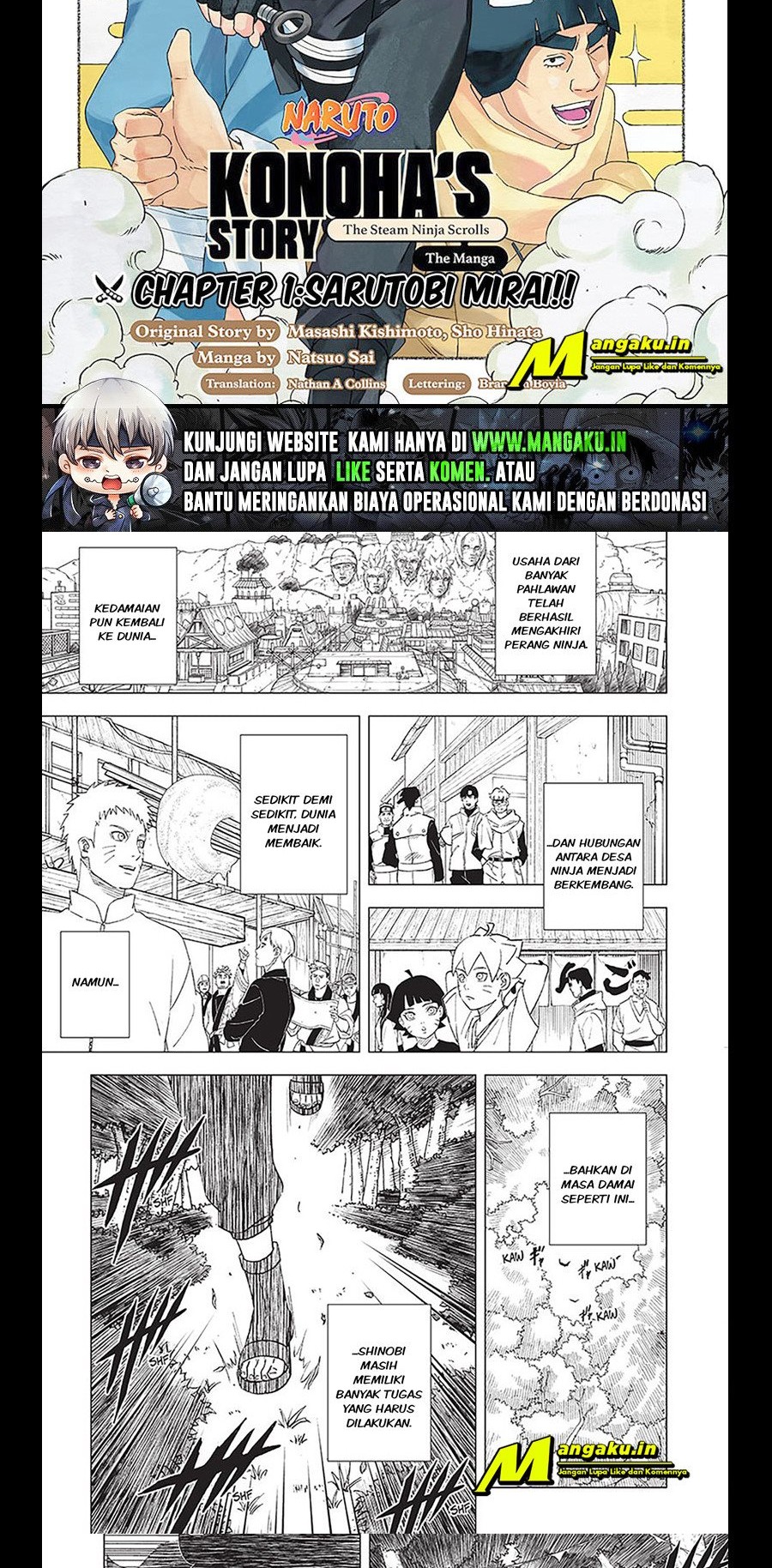 Naruto: Konoha’s Story—The Steam Ninja Scrolls Chapter 1.1 - halaman 2
