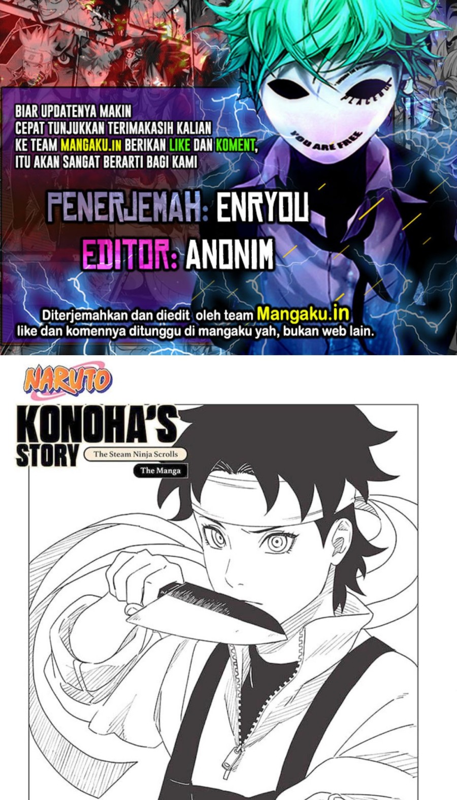 Naruto: Konoha’s Story—The Steam Ninja Scrolls Chapter 10.1 - halaman 1