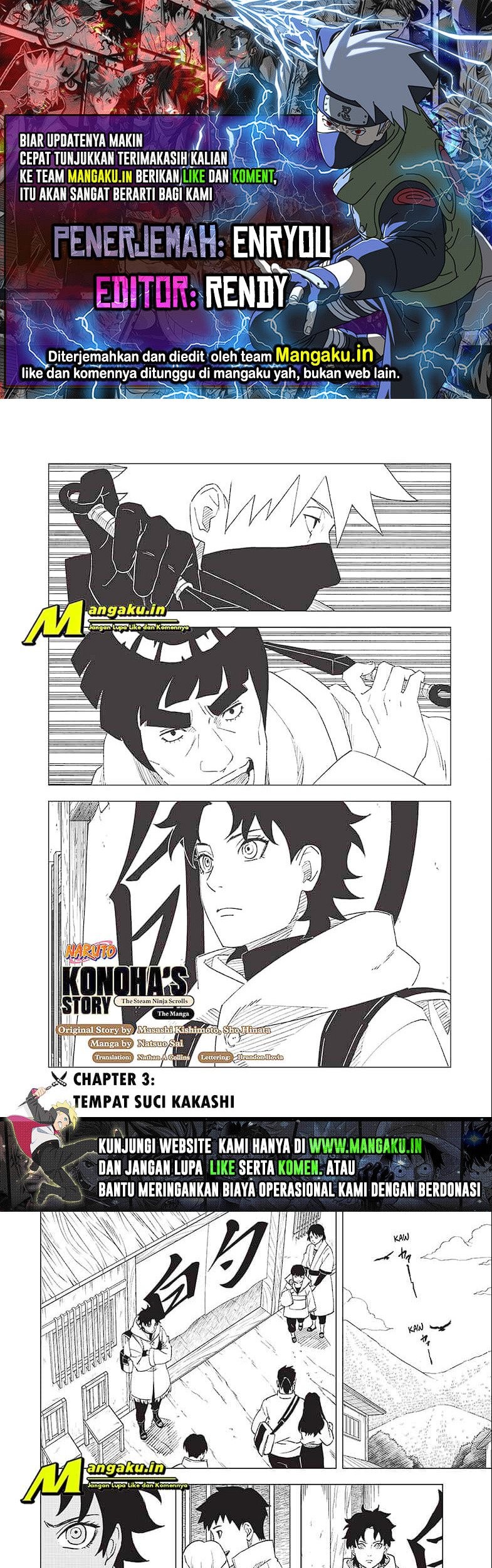Naruto: Konoha’s Story—The Steam Ninja Scrolls Chapter 3.1 - halaman 1
