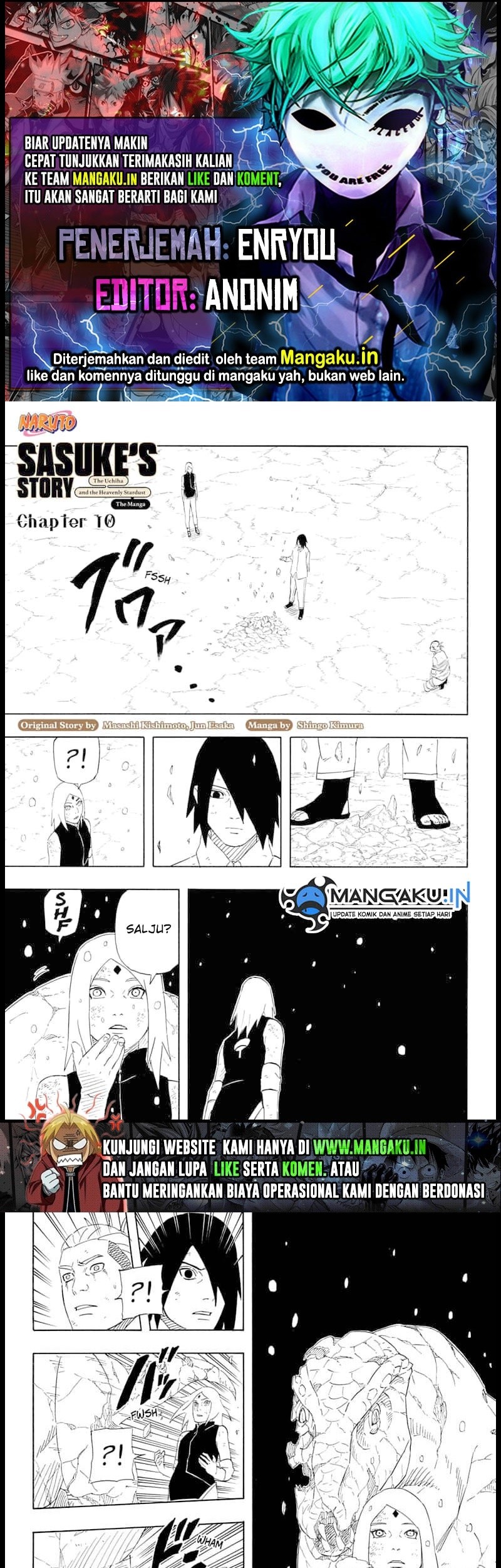 Naruto Sasuke’s Story The Uchiha And The Heavenly Stardust Chapter 10 - halaman 1