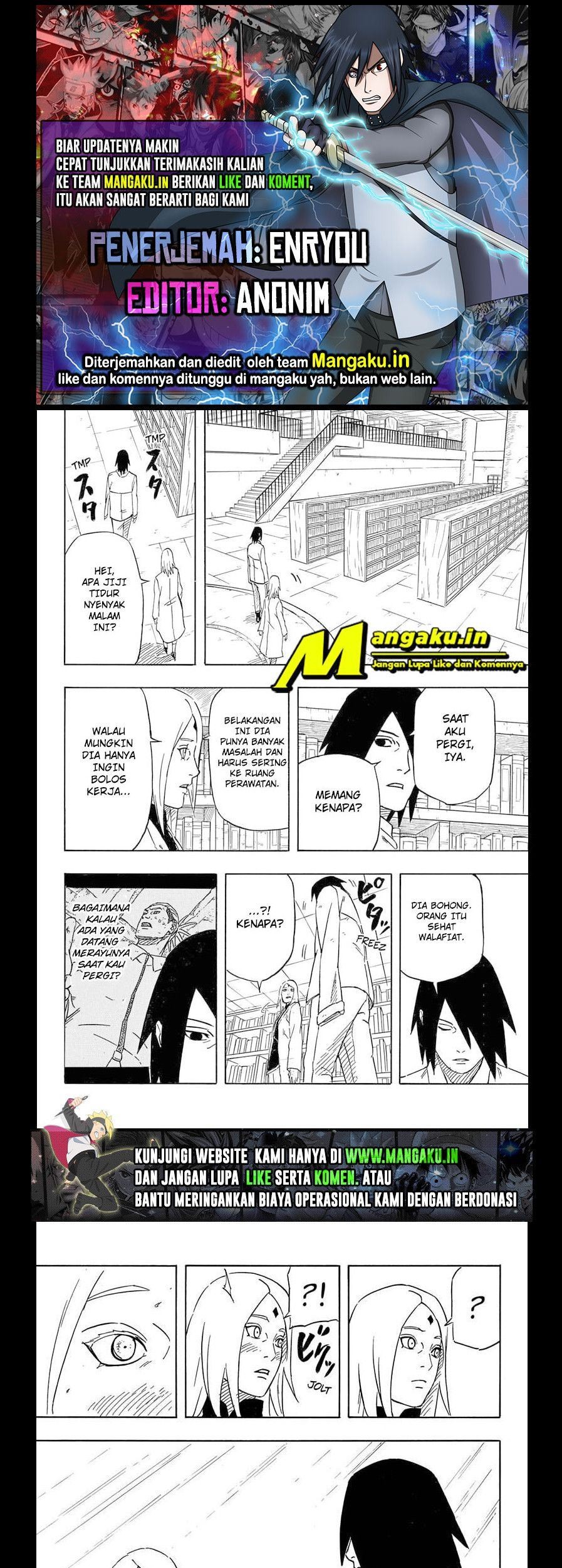 Naruto Sasuke’s Story The Uchiha And The Heavenly Stardust Chapter 4.2 - halaman 1