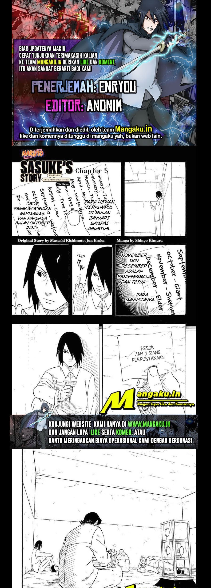 Naruto Sasuke’s Story The Uchiha And The Heavenly Stardust Chapter 5.1 - halaman 1
