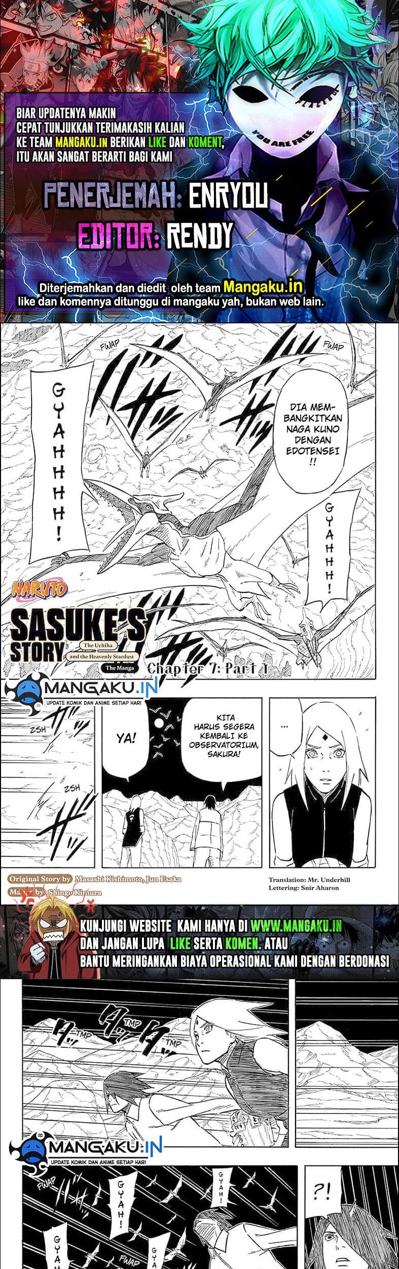 Naruto Sasuke’s Story The Uchiha And The Heavenly Stardust Chapter 7.1 - halaman 1