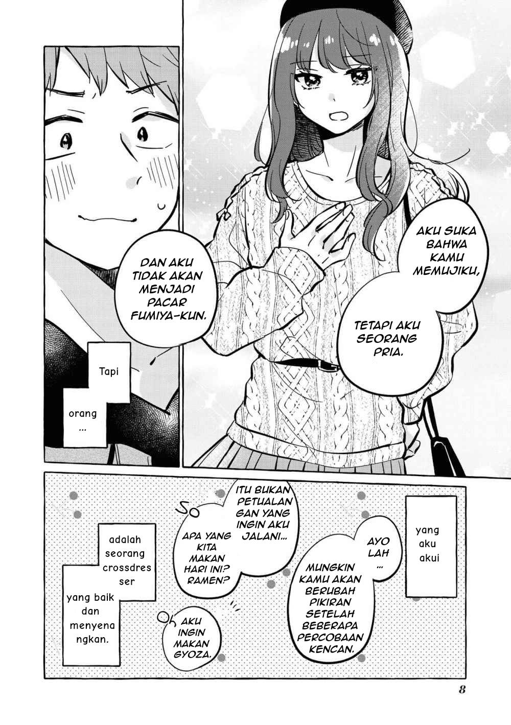 Natsuki-kun wa Kyou mo Kirei Chapter 1 - halaman 10