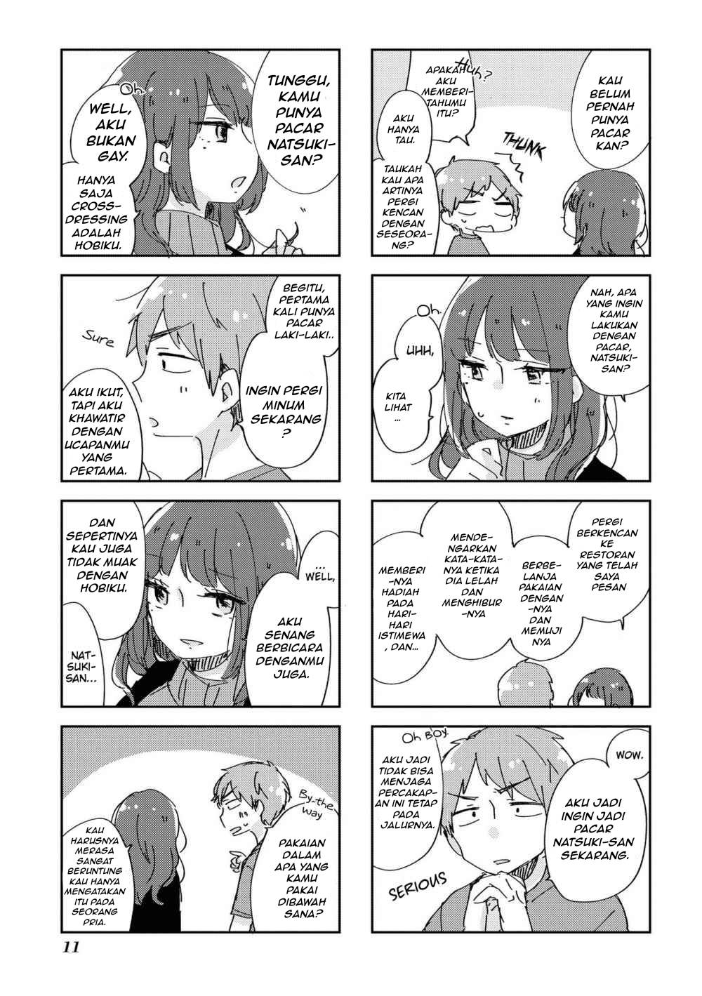 Natsuki-kun wa Kyou mo Kirei Chapter 1 - halaman 13