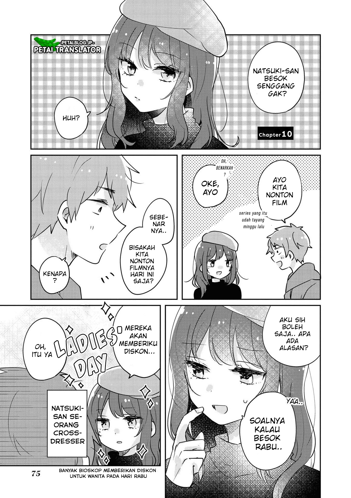 Natsuki-kun wa Kyou mo Kirei Chapter 10 - halaman 2