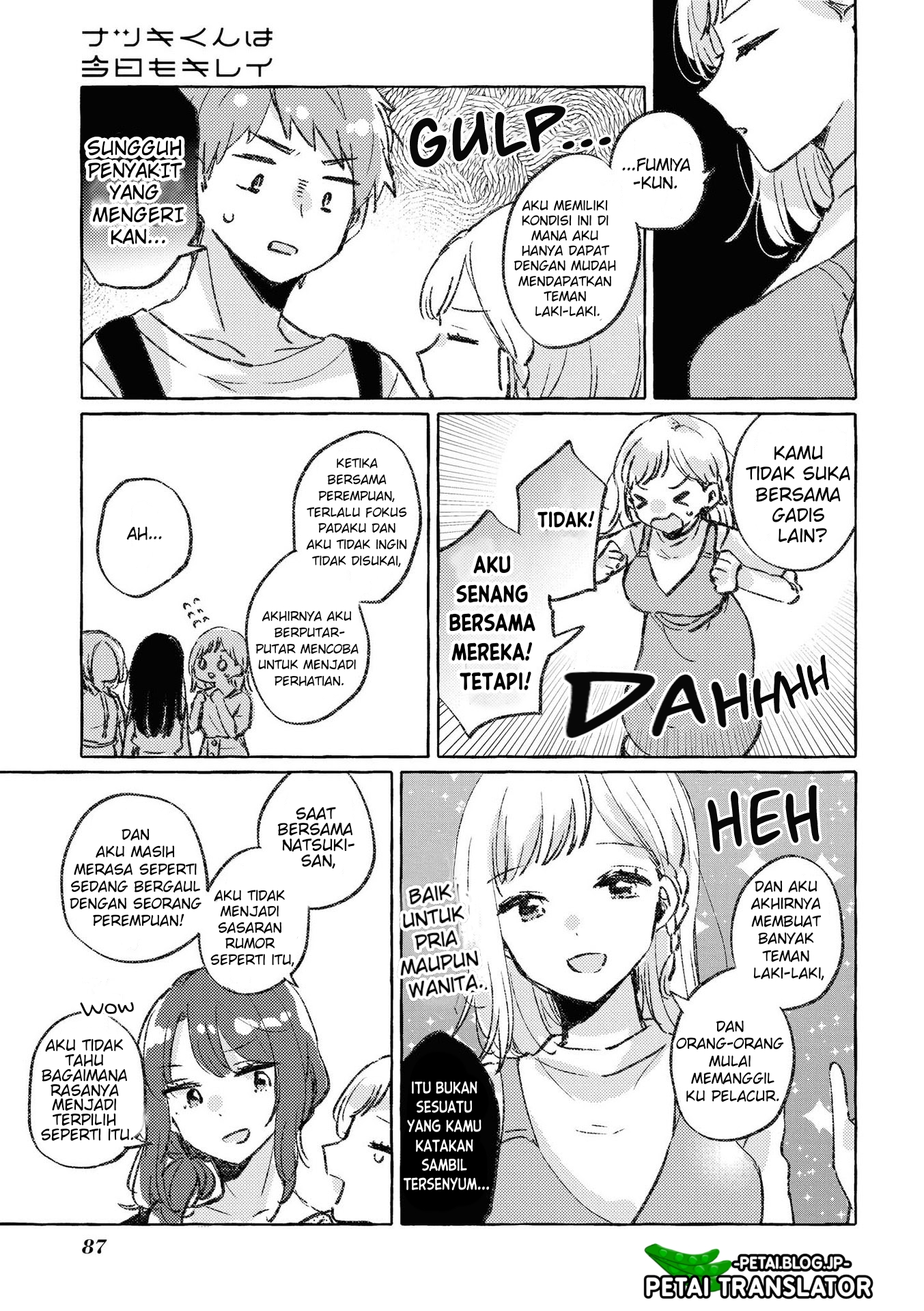 Natsuki-kun wa Kyou mo Kirei Chapter 11 - halaman 6