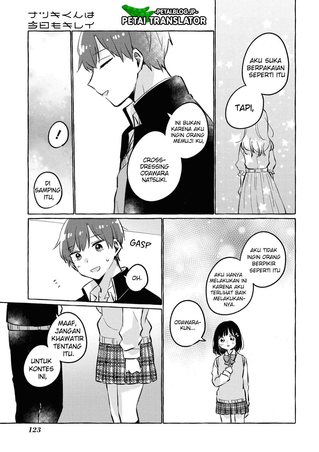 Natsuki-kun wa Kyou mo Kirei Chapter 15 - halaman 14
