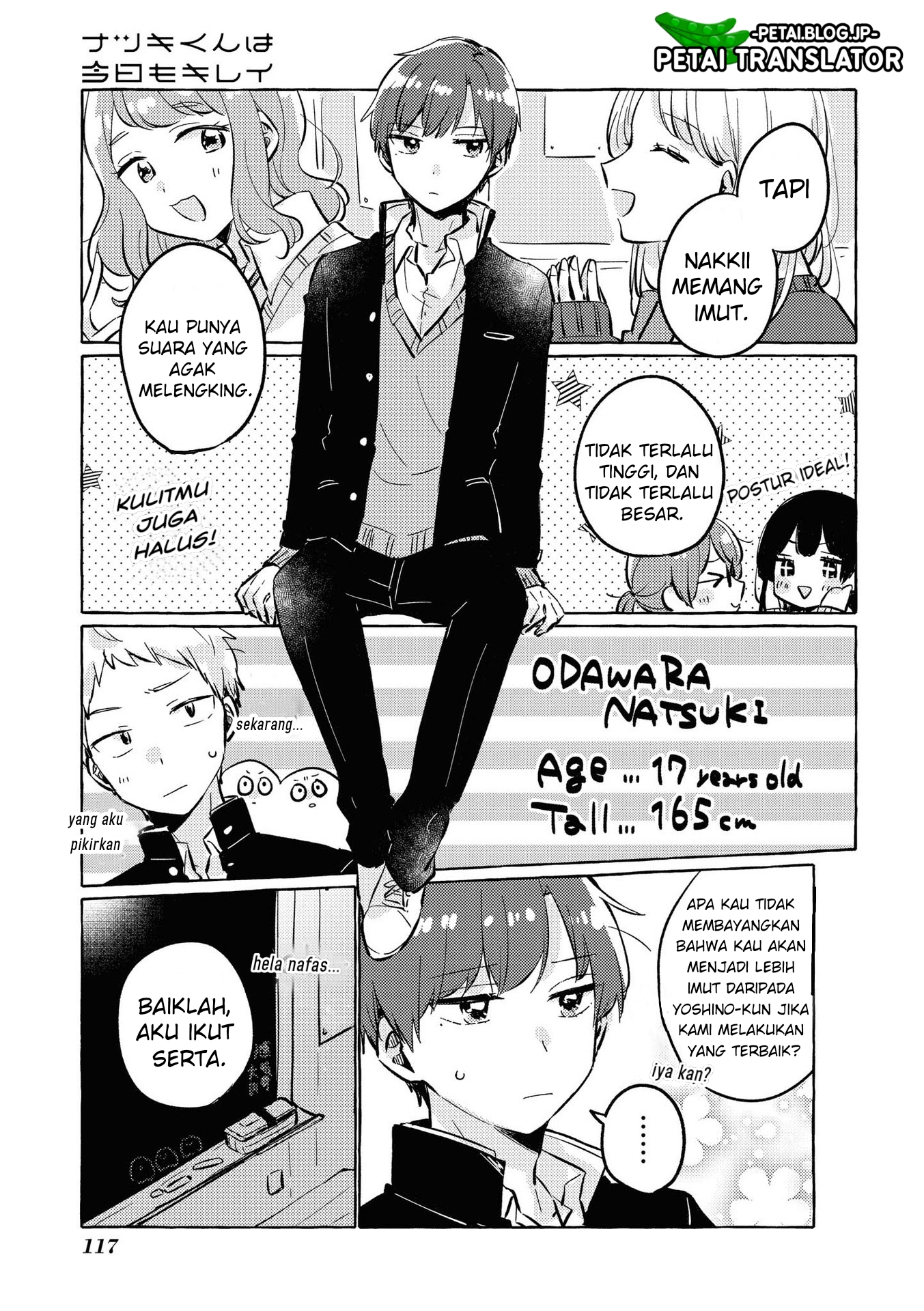 Natsuki-kun wa Kyou mo Kirei Chapter 15 - halaman 8