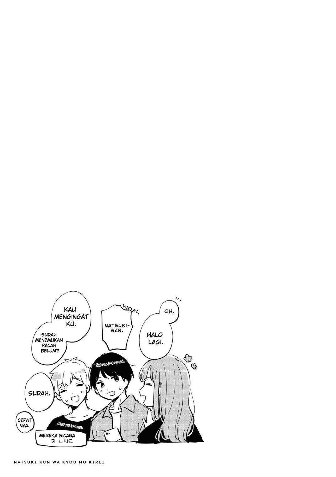Natsuki-kun wa Kyou mo Kirei Chapter 3 - halaman 10