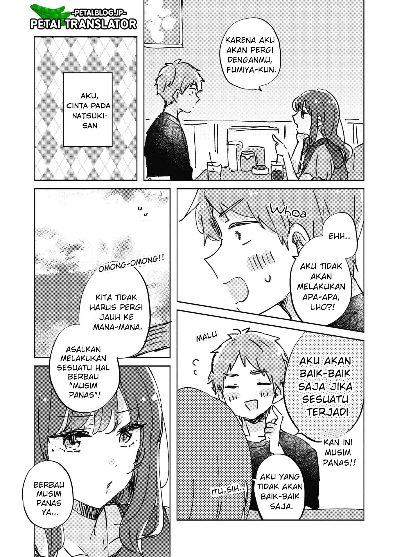 Natsuki-kun wa Kyou mo Kirei Chapter 6 - halaman 4