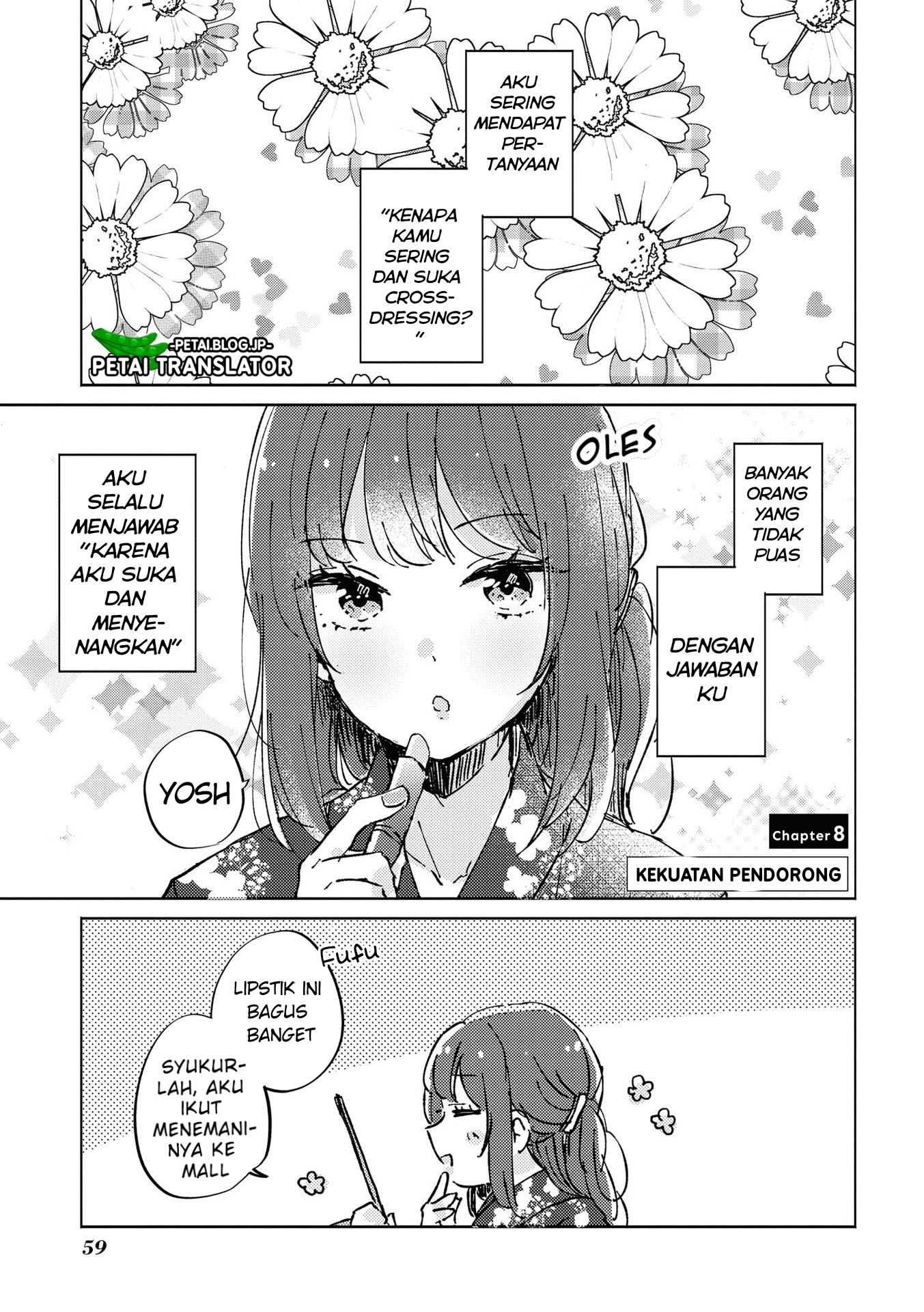 Natsuki-kun wa Kyou mo Kirei Chapter 8 - halaman 2