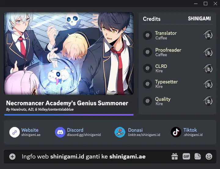 Necromancer Academy’s Genius Summoner Chapter 11 - halaman 1