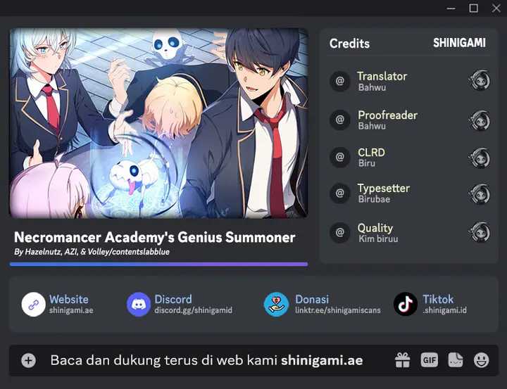 Necromancer Academy’s Genius Summoner Chapter 13 - halaman 1