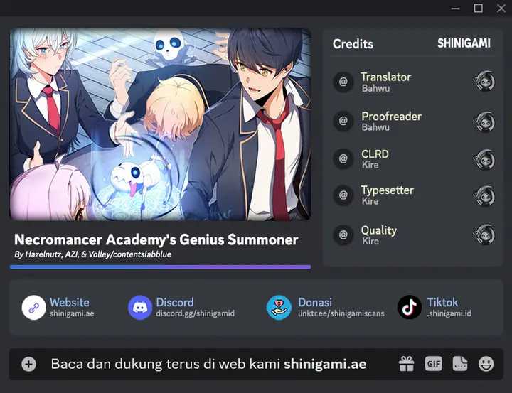 Necromancer Academy’s Genius Summoner Chapter 15 - halaman 1